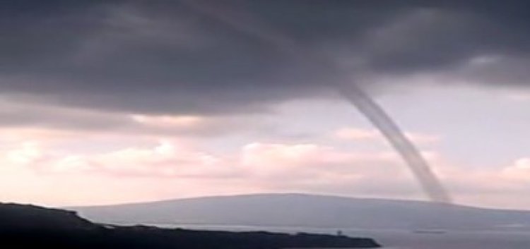 Tornadă uriaşă pe coasta Mării Negre